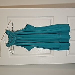 Vanity Sleeveless Tunic Top Embellished Collar Size 2XL